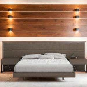 Jennifer Italia Maison Premium Platform Bed in Brown (King / Queen)